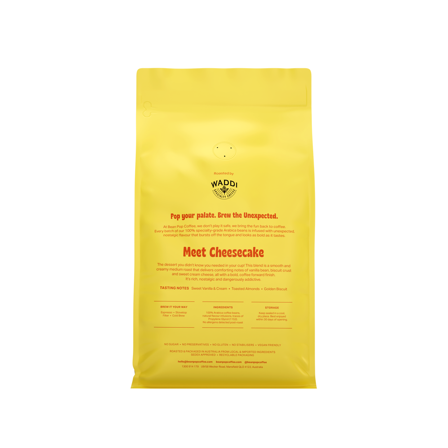 VANILLA COFFEE BEANS - BEAN POP