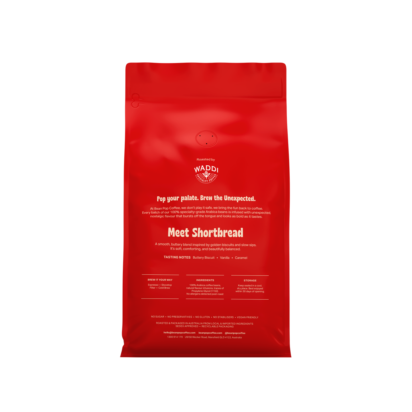 SHORTBREAD ESPRESSO - BEAN POP