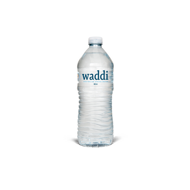Waddi Springs Premium STILL 600ml Natural Spring Water 24pk RPET.