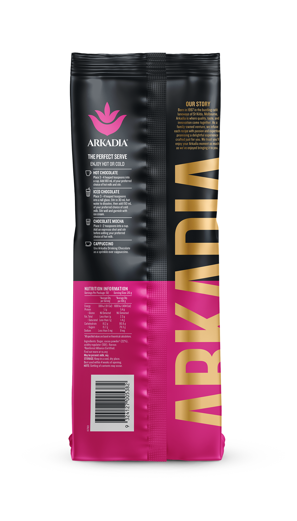 Waddi Speciality Coffee - Arkadia - 22% Chocolate 1kg