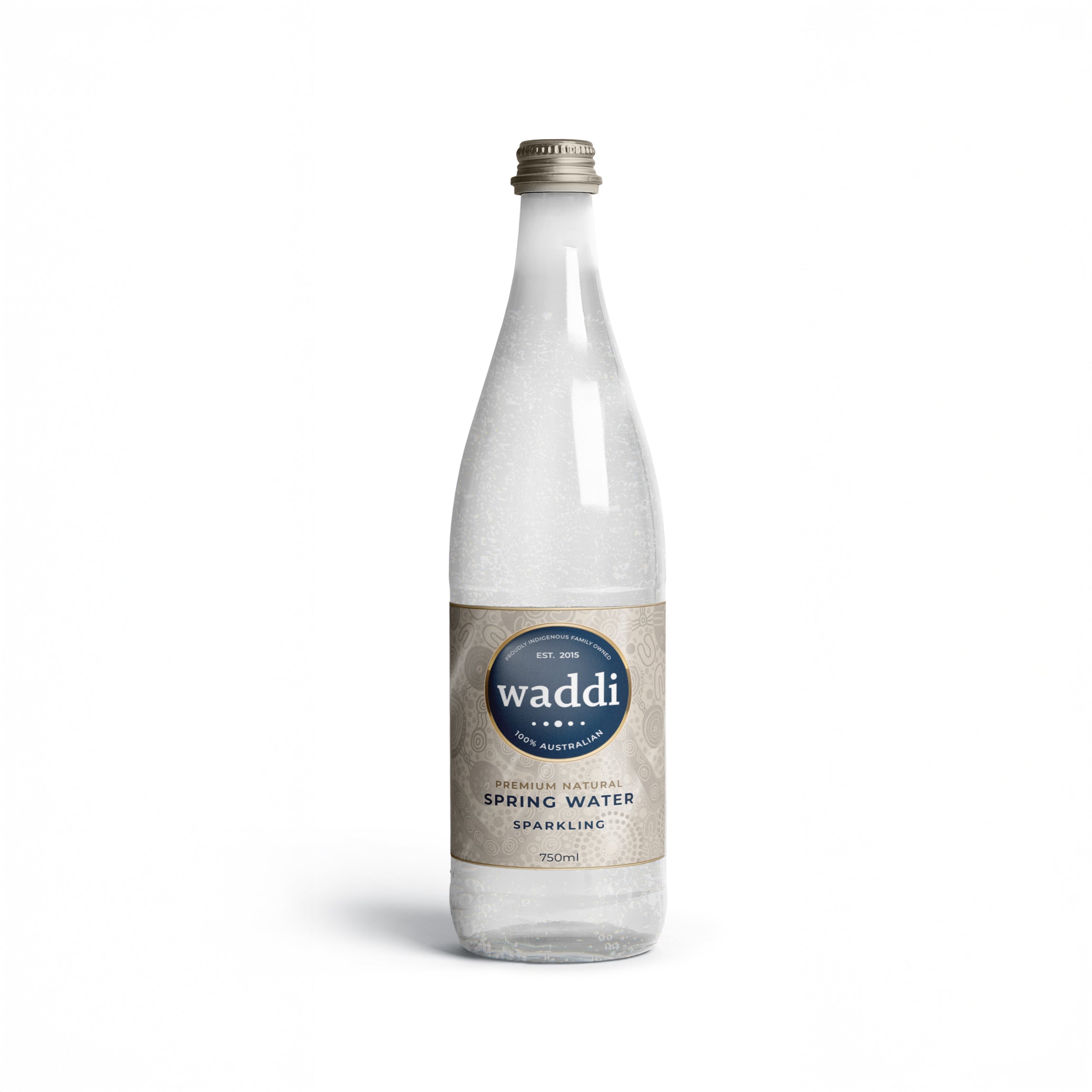 Watti Spring Premium Sparkling Spring Water - 750ml - 12pk Glass – Waddi Springs
