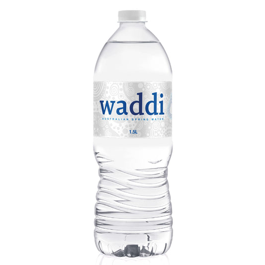 Waddi Natural Spring Water - 1.5L - 6 pack RPET