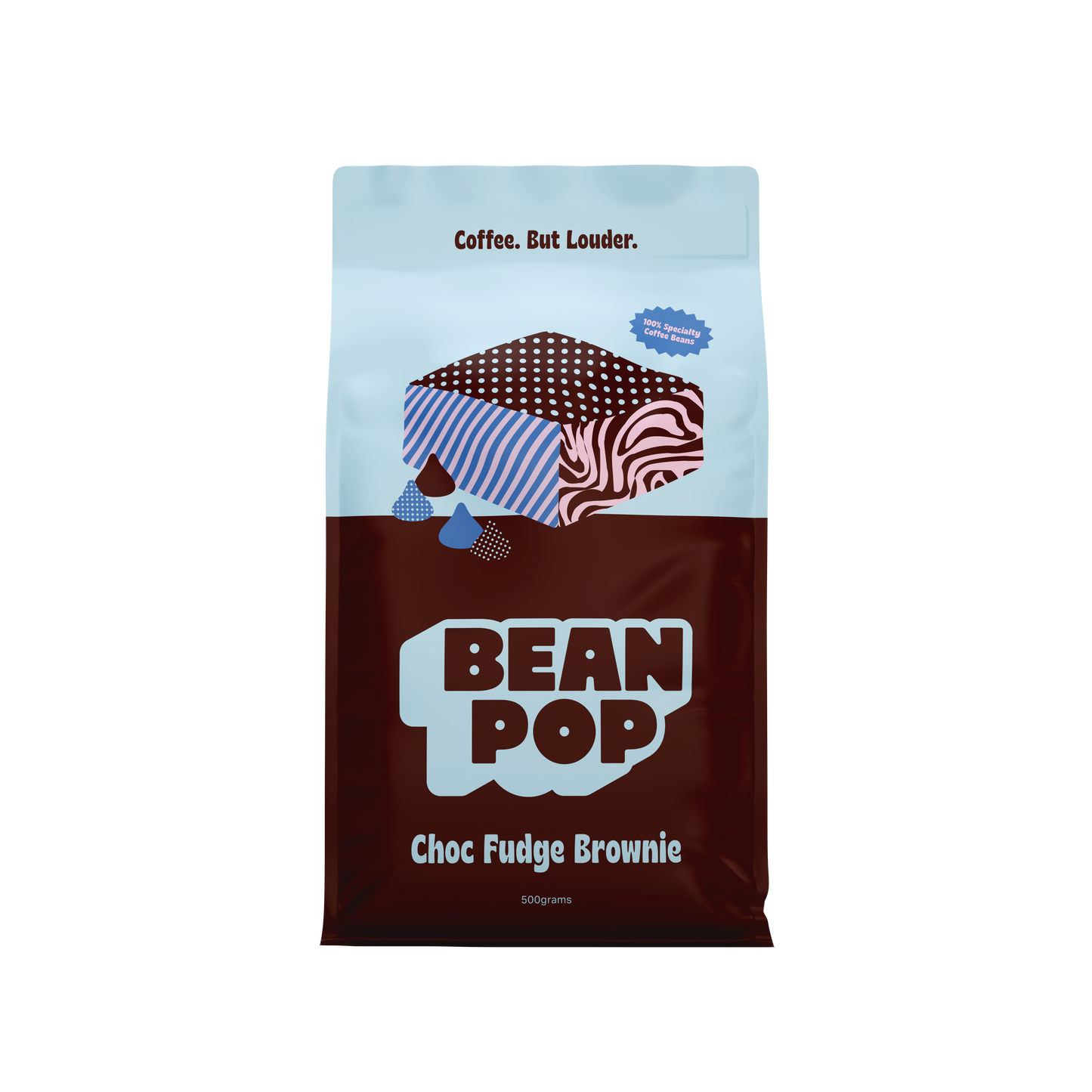 CHOC FUDGE BROWNIE - BEAN POP