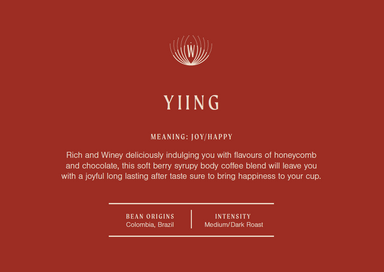 Widyarra Specialty Coffee Beans 1kg – Yiing Blend.