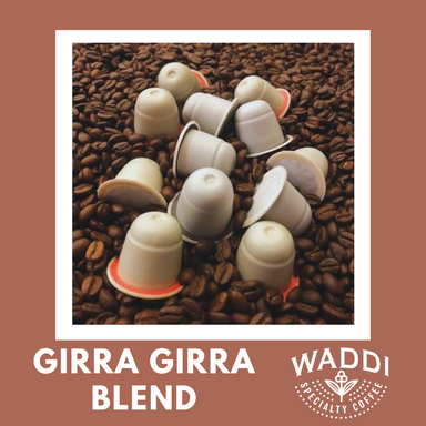 PLANT BASED NESPRESSO CAPSULES PODS - GIRRA GIRRA BLEND.