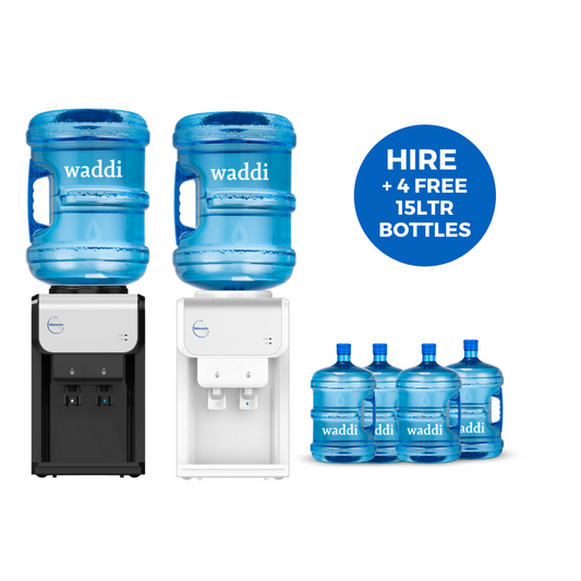 Urbane Water Cooler (BENCH TOP) + 4 FREE 15LTR BOTTLES.