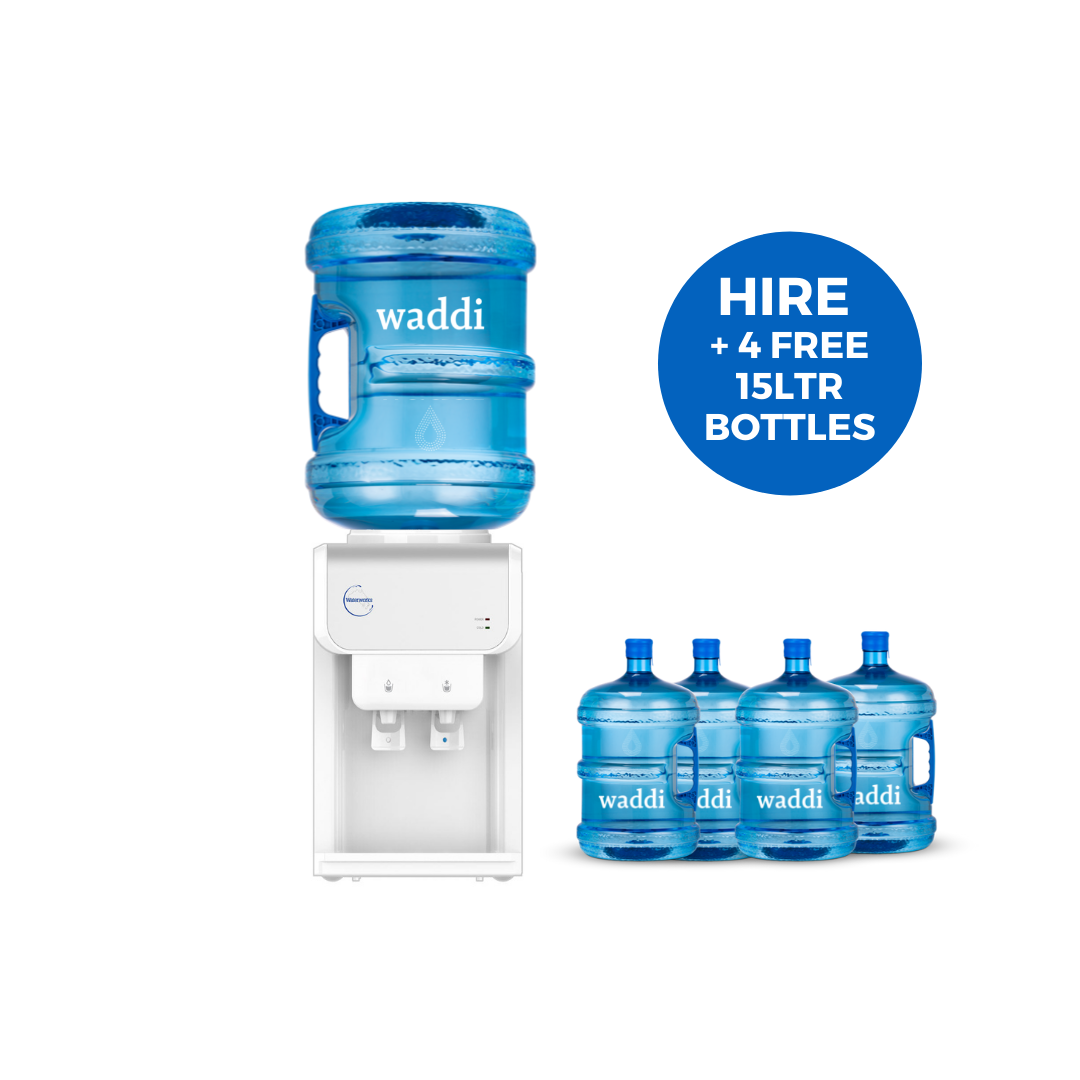 Urbane Water Cooler (BENCH TOP) + 4 FREE 15LTR BOTTLES.