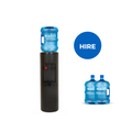 Black Glacier Water Cooler (FREESTANDING) + 4 FREE BOTTLES
