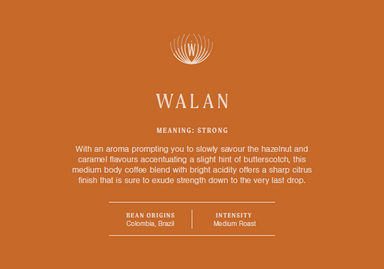 Widyarra Specialty Coffee Beans 1kg – Walan Blend.
